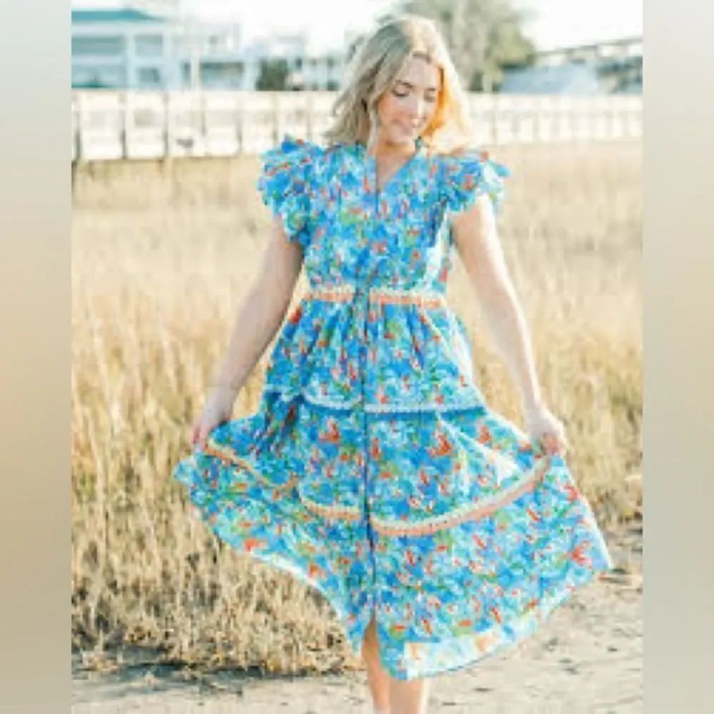 Marie Victoria Dunn BEAU MAXI | FIRECRACKER
 / size XS